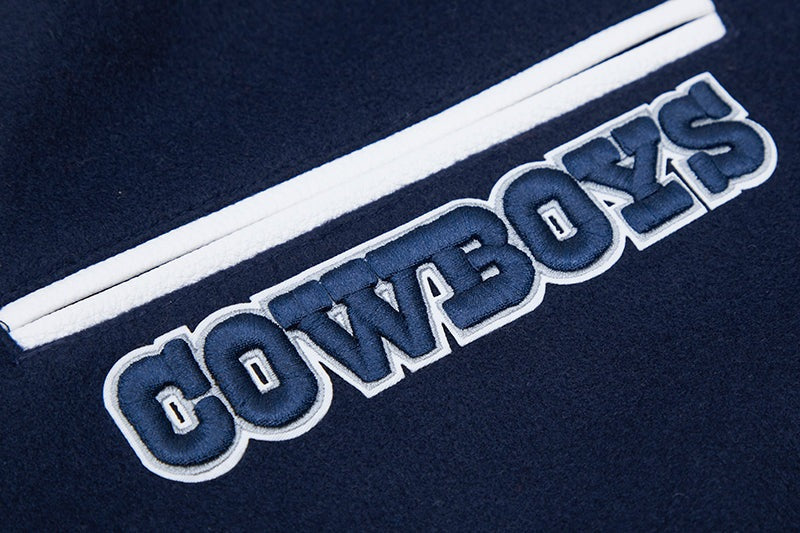 DALLAS COWBOYS CLASSIC WOOL VARSITY JACKET (MIDNIGHT NAVY/WHITE) – Pro  Standard