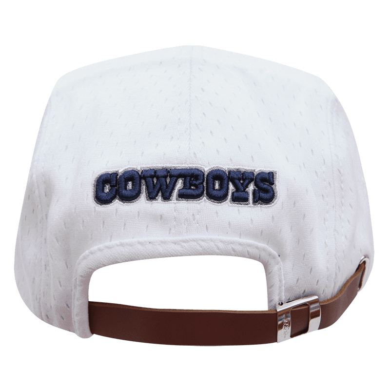 DALLAS COWBOYS LOGO MESH 5 PANEL HAT (WHITE) – Pro Standard
