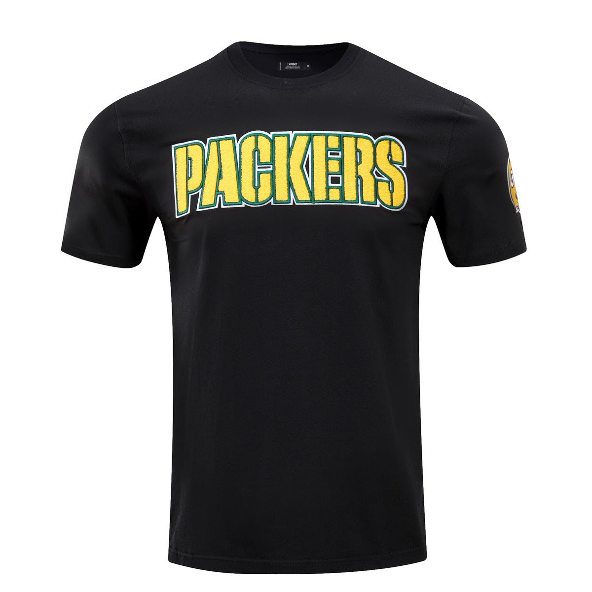NFL GREEN BAY PACKERS CLASSIC CHENILLE MEN'S TEE (BLACK)