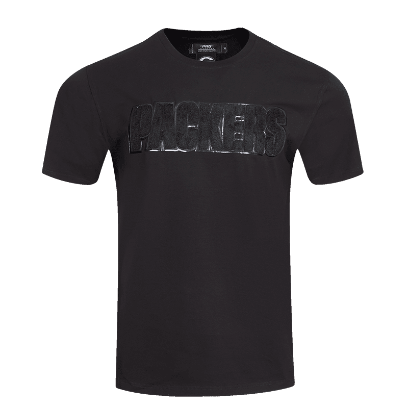 GREEN BAY PACKERS TRIPLE BLACK LOGO PRO TEAM SHIRT (TRIPLE BLACK)