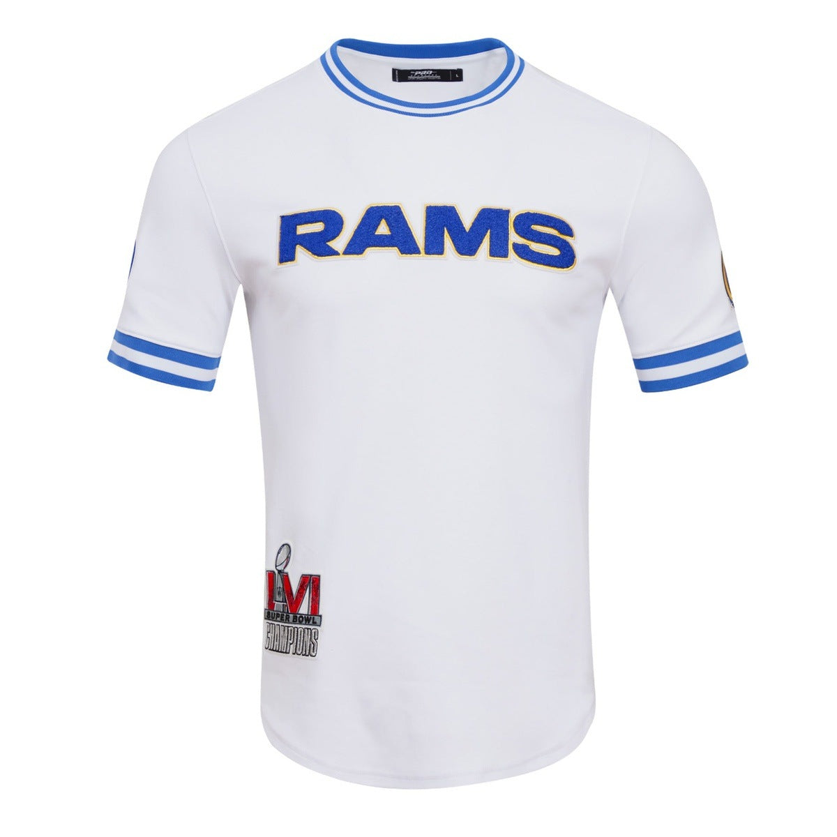LOS ANGELES RAMS CLASSIC CHENILLE DK TEE (WHITE) – Pro Standard