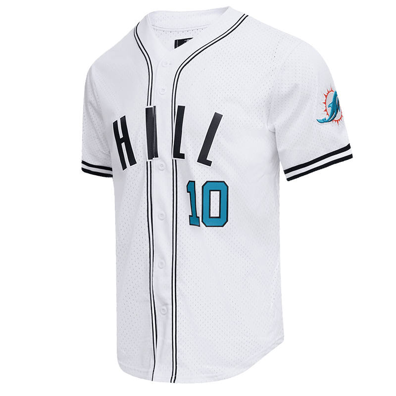 Men's Pro Standard Tyreek Hill White Miami Dolphins Mesh Baseball