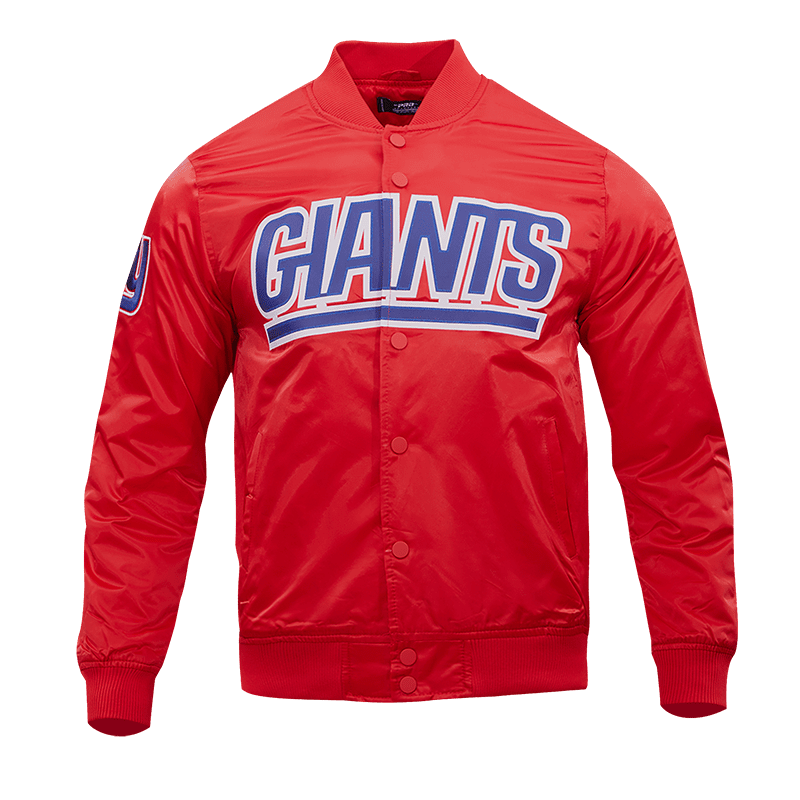 NFL NEW YORK GIANTS WORDMARK MEN´S SATIN JACKET (RED)