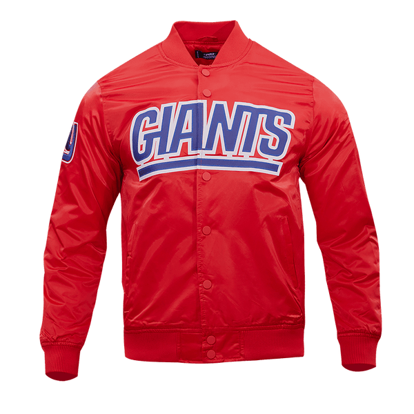 NEW YORK GIANTS WORDMARK SATIN JACKET (ROYAL BLUE) – Pro Standard