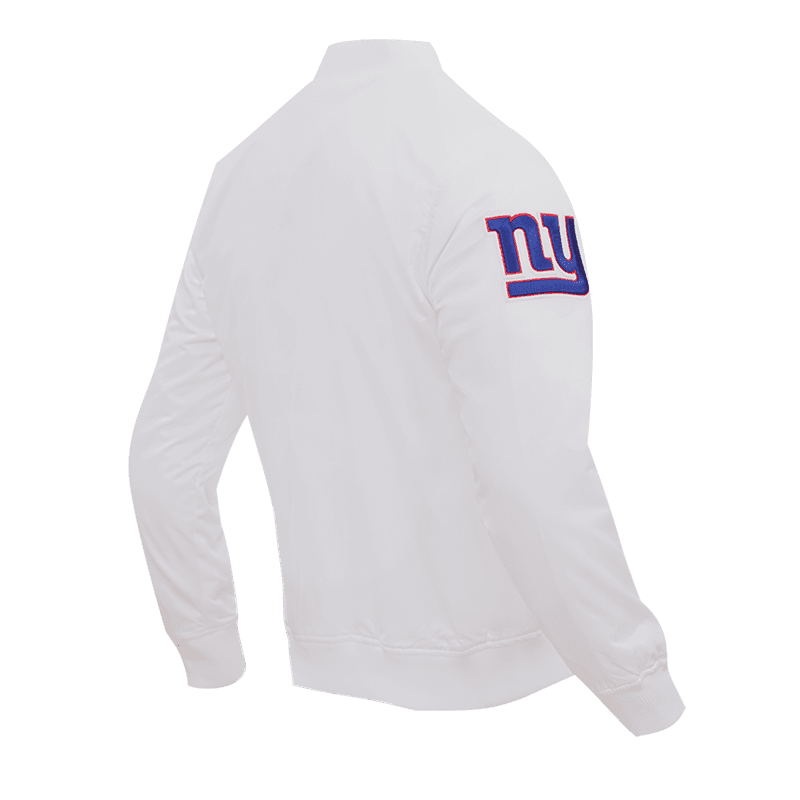 Satin White and Royal Retro New York Giants The All-American Jacket -  Jackets Masters