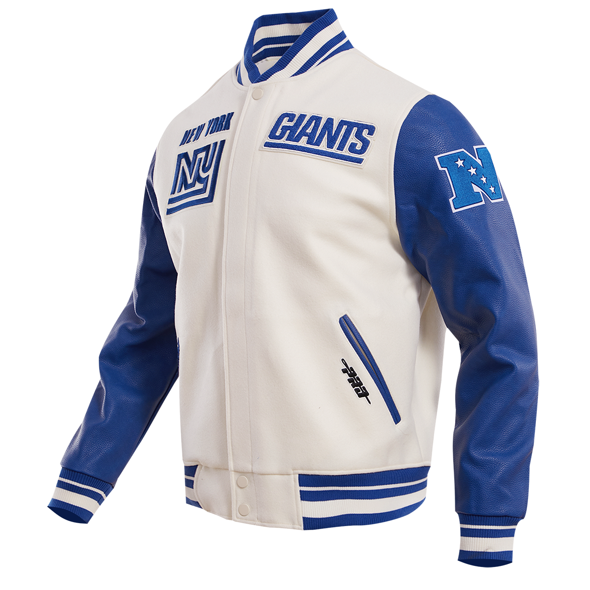 NEW YORK GIANTS REMIX VARSITY JACKET (BLUE)