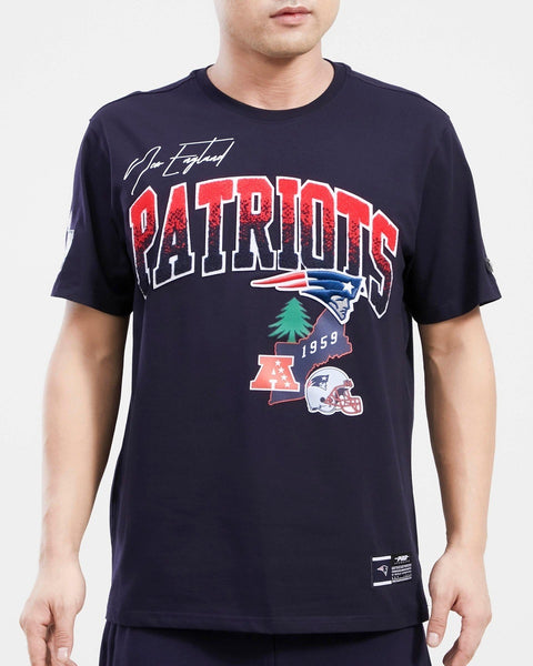 Men's Pro Standard Navy New England Patriots Old English T-Shirt Size: Medium