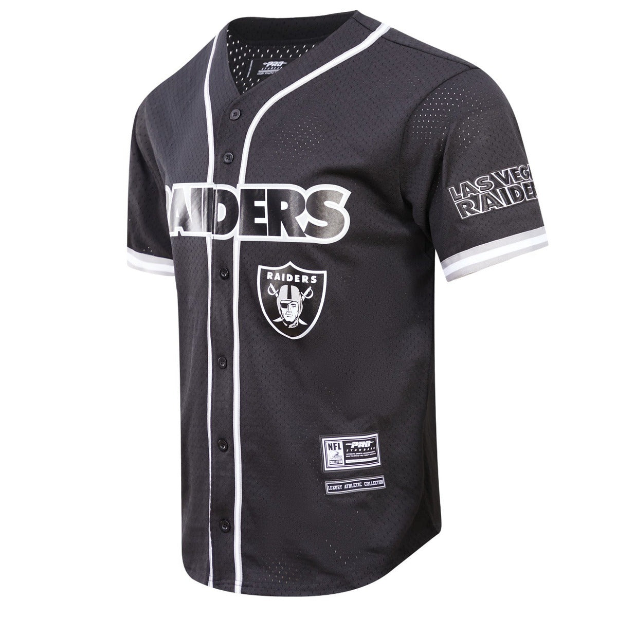 Oakland raiders button up sales jersey