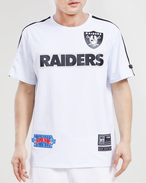 Pro Standard Las Vegas Raiders Logo Mesh Button Up Shirt-White M