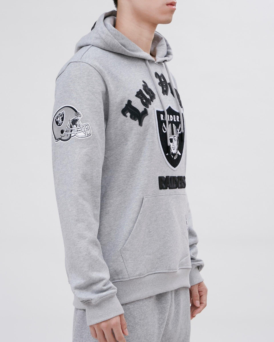 LAS VEGAS RAIDERS OLD ENGLISH LOGO HOODIE (BLACK) – Pro Standard