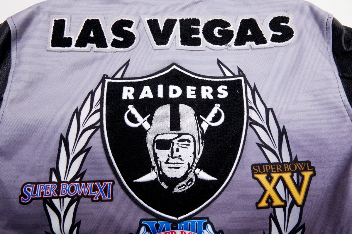 Pro Standard Mens NFL Las Vegas Raiders Mash Up Logo