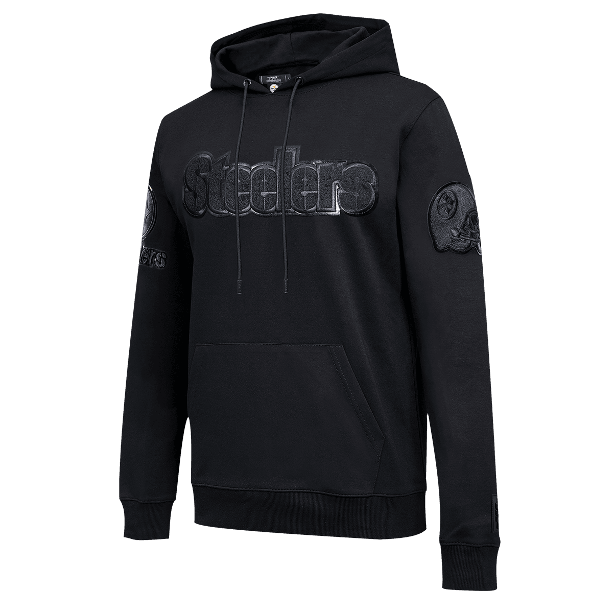 Pittsburgh Steelers Triple Black Logo Zip-Up Hoody