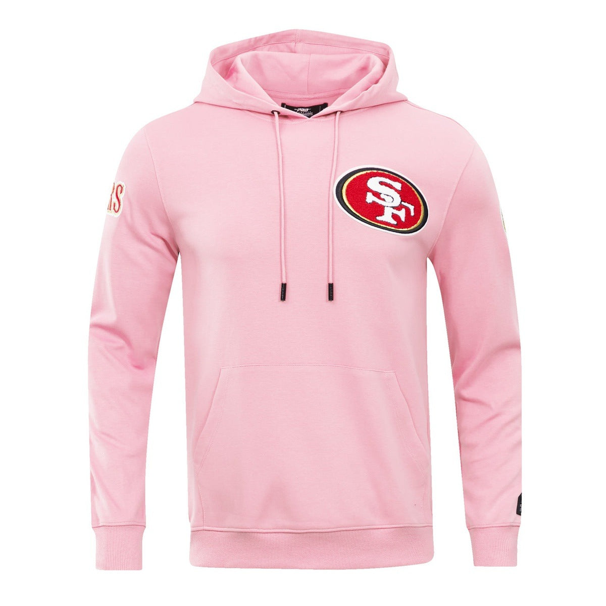 SAN FRANCISCO 49ERS CLASSIC CHENILLE DK PO HOODIE (PINK)