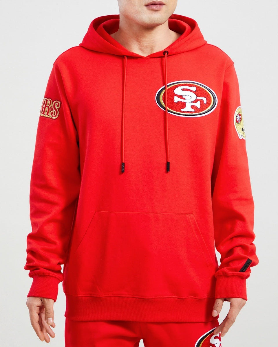 SAN FRANCISCO 49ERS CLASSIC CHENILLE DK PO HOODIE (PINK) – Pro Standard