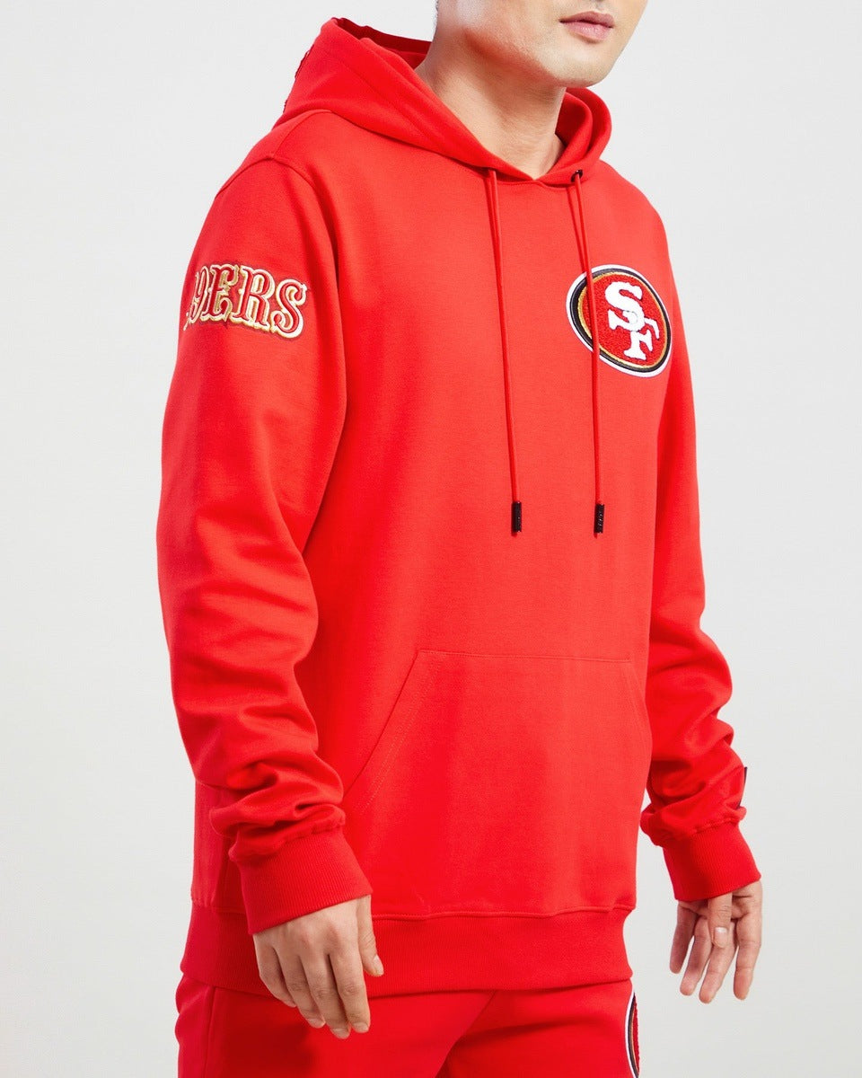 SAN FRANCISCO 49ERS CLASSIC CHENILLE DK PO HOODIE (RED) – Pro Standard