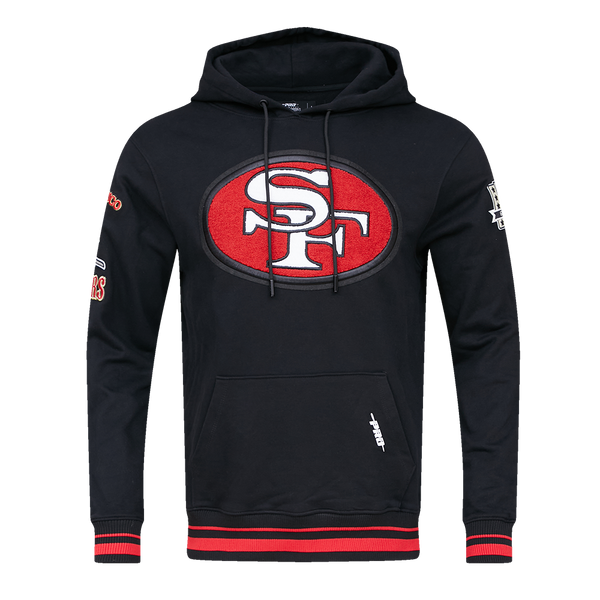 Buy San Francisco 49ers Pro Standard 4-Hit Full-Zip Hoodie - Black