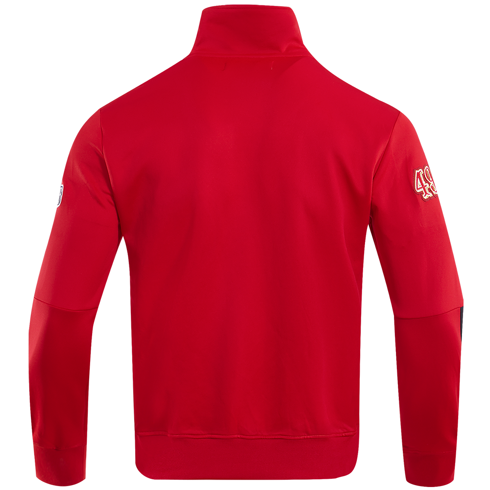 San Francisco 49ers Men's Off Tackle Track Jacket 22 Red / M