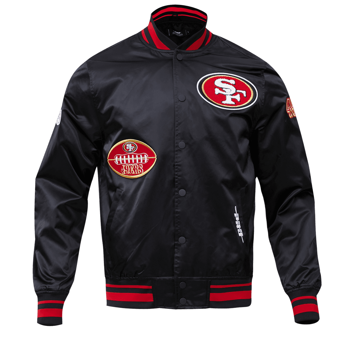 women's 49ers satin jacket