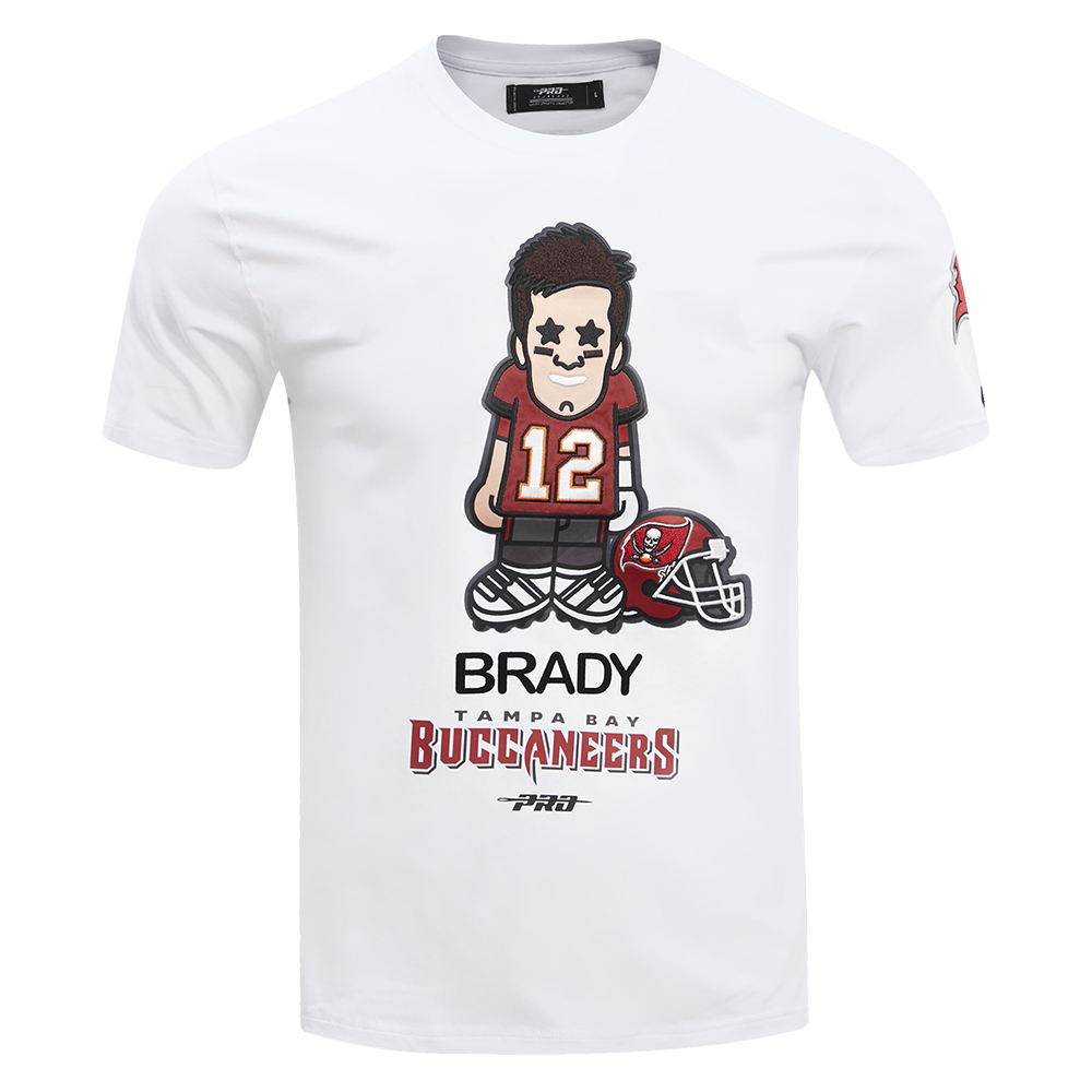 NFL TAMPA BAY BUCCANEERS TOM BRADY 12 AVATAR MEN S TEE WHITE