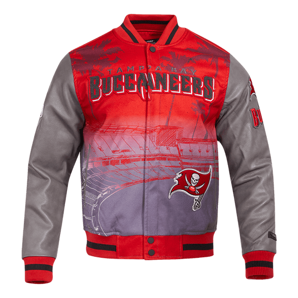 TAMPA BAY BUCCANEERS REMIX VARSITY JACKET (BLACK) – Pro Standard