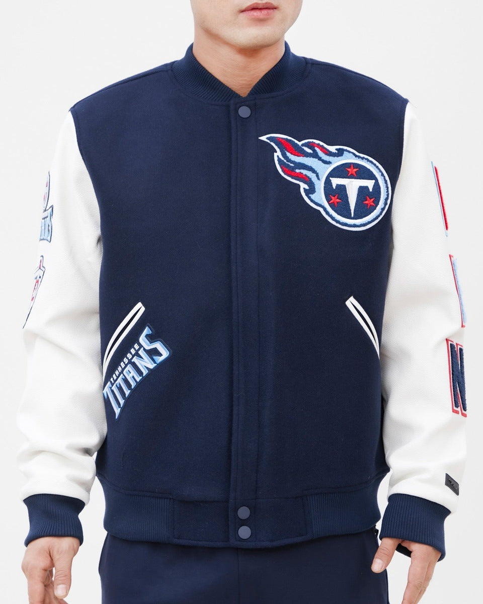 Tennessee Titans Blue Varsity Jacket