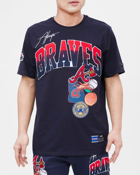 ATLANTA BRAVES HOME TOWN DK TEE (RED) – Pro Standard