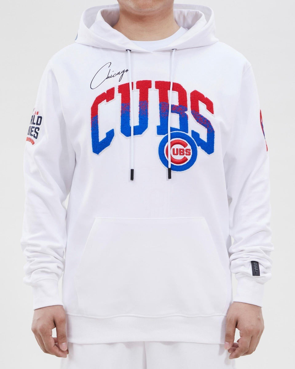 CHICAGO CUBS HOME TOWN DK PO HOODIE (WHITE)