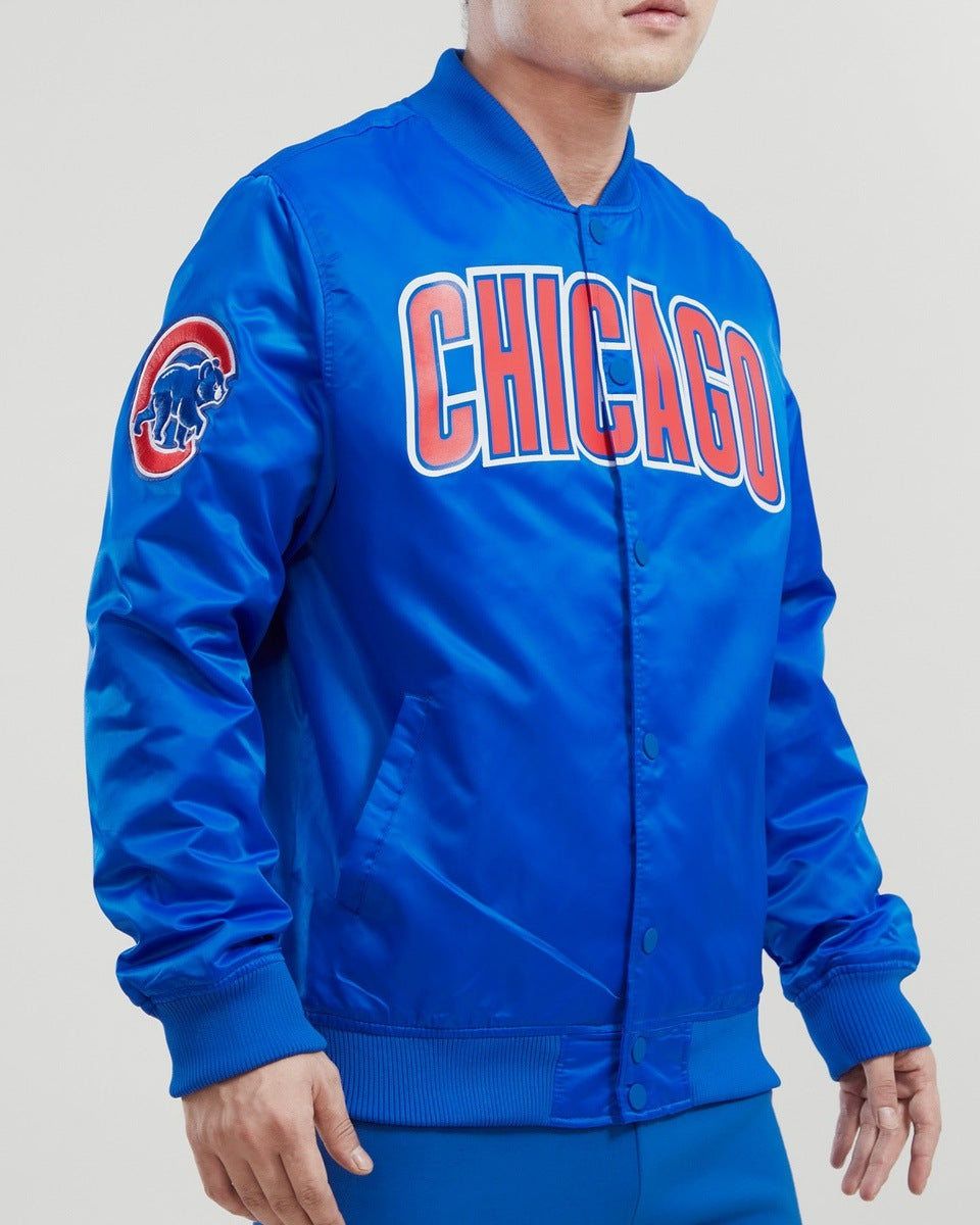 Men's Pro Standard Royal Chicago Cubs Mash Up Logo Pullover Hoodie