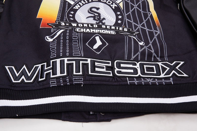 MLB CHICAGO WHITE SOX REMIX VARSITY MEN´S JACKET (BLACK) – Pro