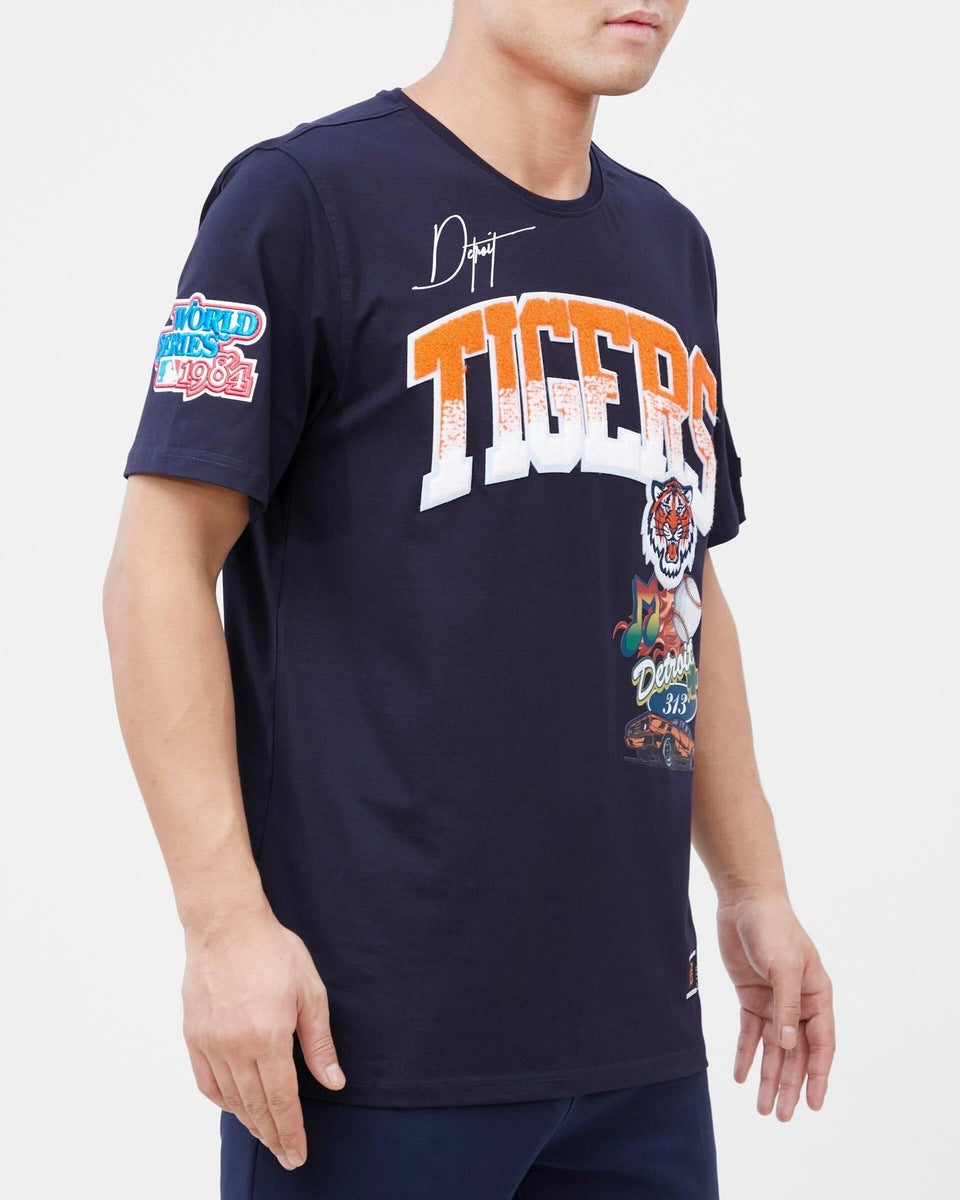 DETROIT TIGERS TACKLE TWILL SJ TEE (MIDNIGHT NAVY)