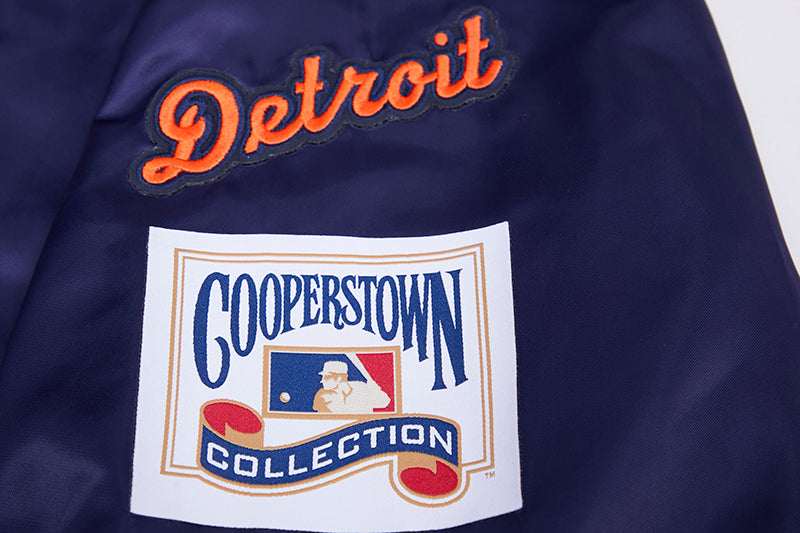 Detroit Tigers Static Rain Pullover Sweater - Navy
