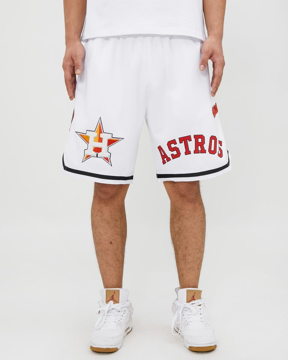 Men's Houston Astros Pro Standard Navy Mash Up Logo Varsity Full