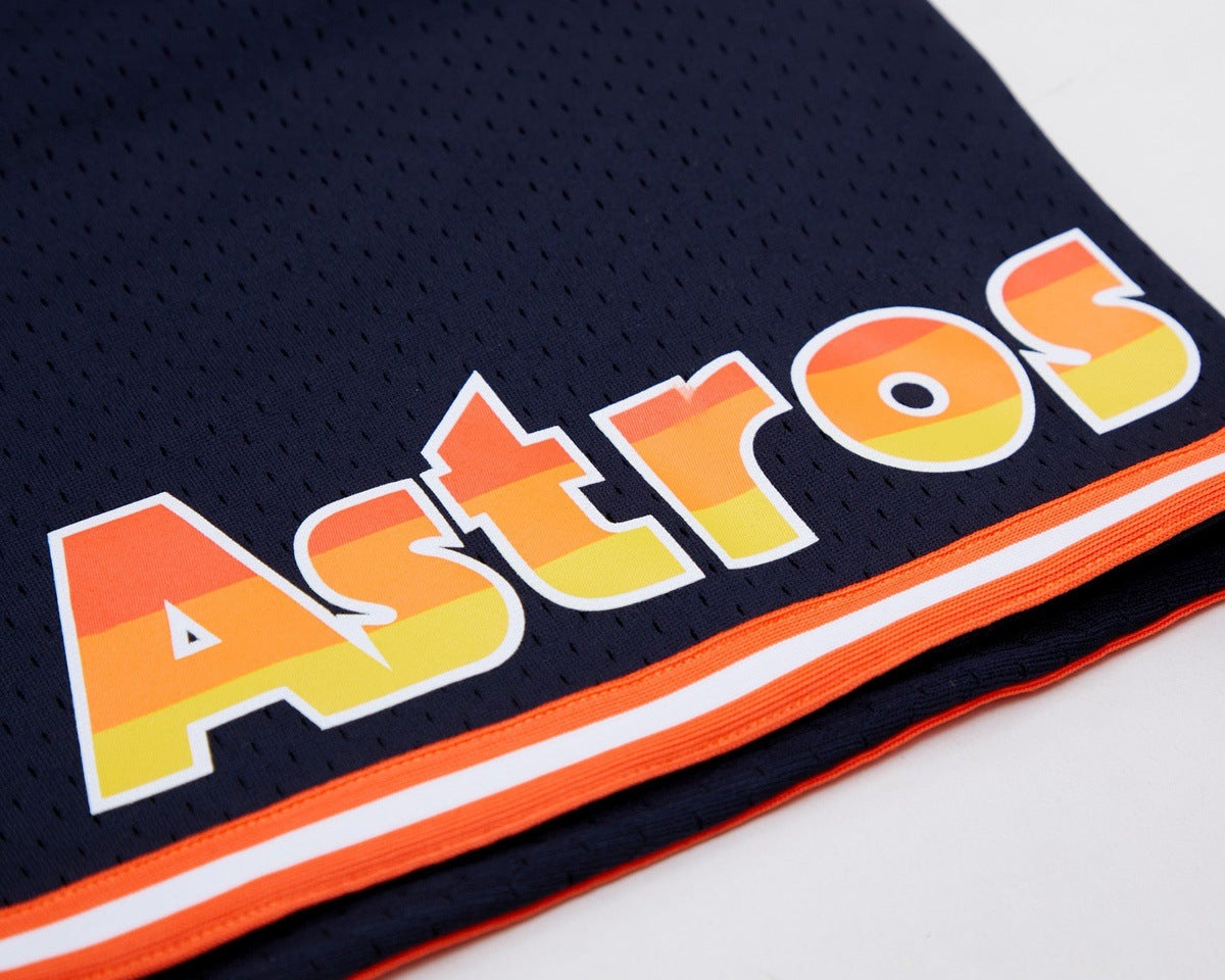 Men's Pro Standard Navy/Orange Houston Astros Taping T-Shirt