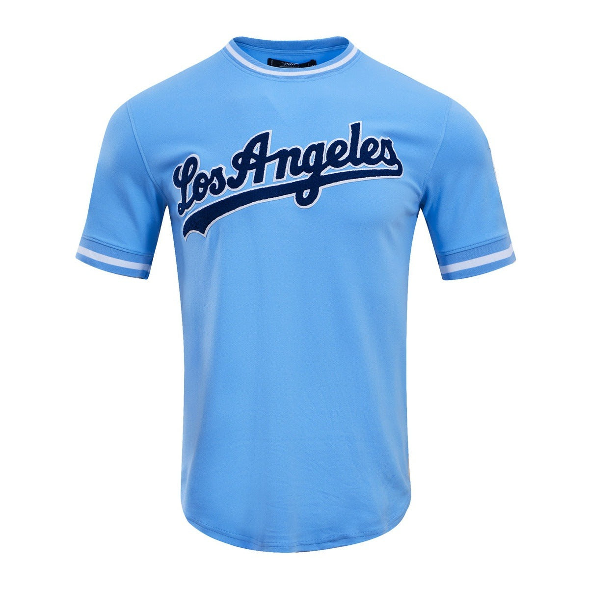 MLB LOS ANGELES DODGERS CLASSIC CHENILLE MEN'S TEE (UNIVERSITY BLUE)