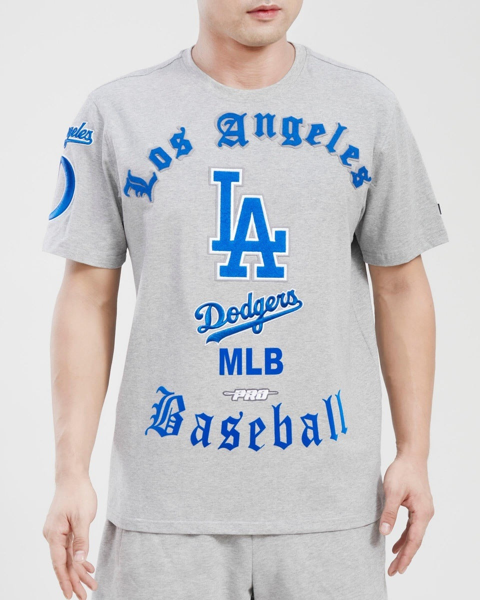 Los Angeles Dodgers Pro Standard Cooperstown Collection Retro Old English  Pullover Sweatshirt - Cream