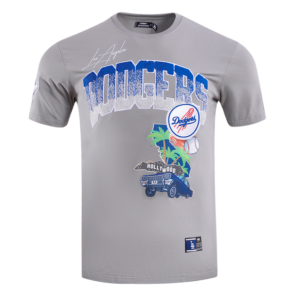 Men's Pro Standard Los Angeles Dodgers Logo Shirt Gray - 2XL / GRAY