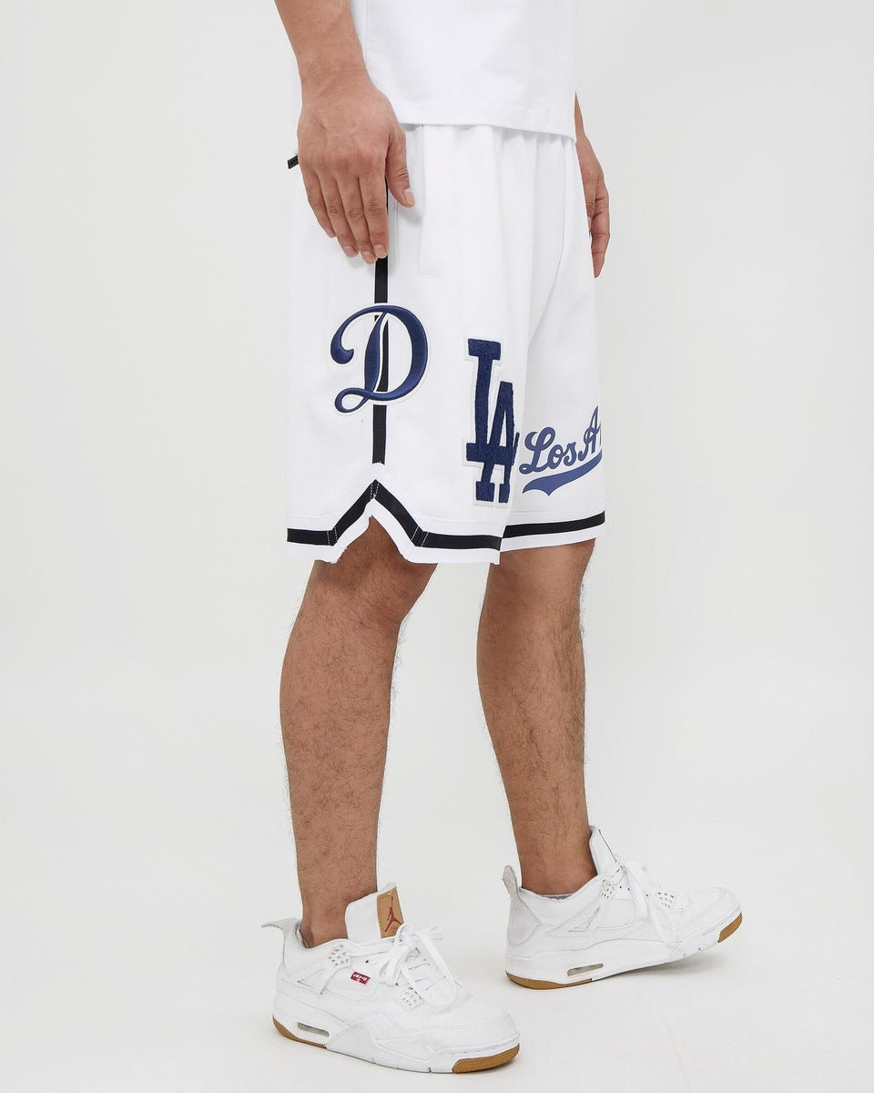 Pro Standard MLB good Los Angeles Dodgers Triple Black Men's Shorts LLD330505-BLK S