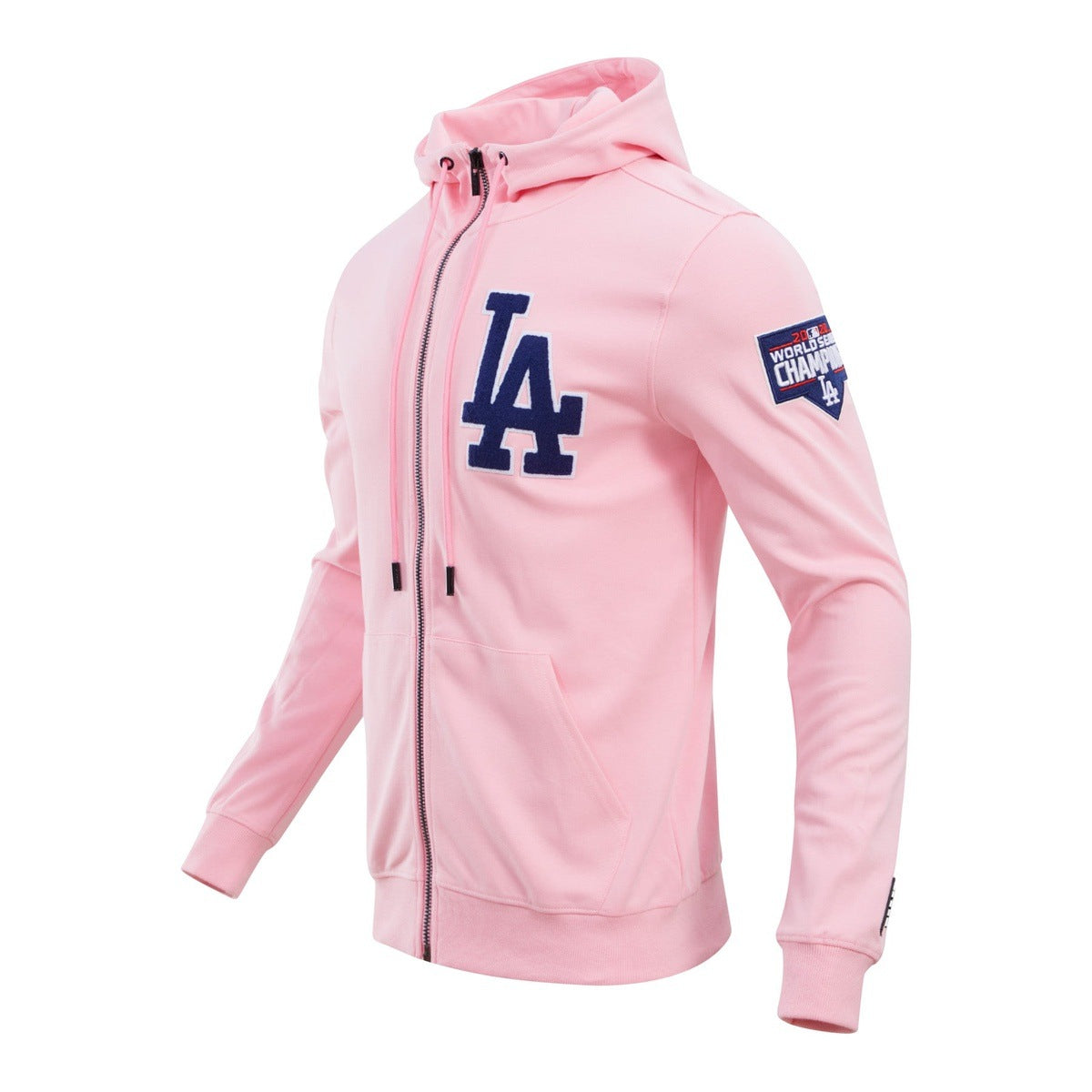 LOS ANGELES DODGERS CLASSIC CHENILLE DK PO HOODIE (PINK)