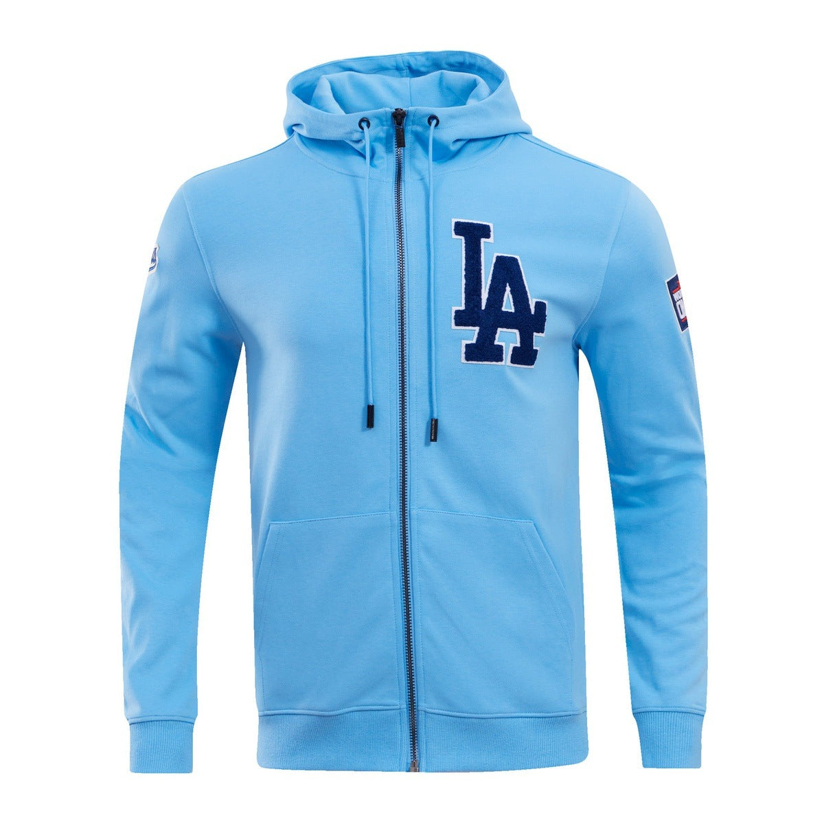 Men's Los Angeles Dodgers Pro Standard White Logo Pullover Hoodie