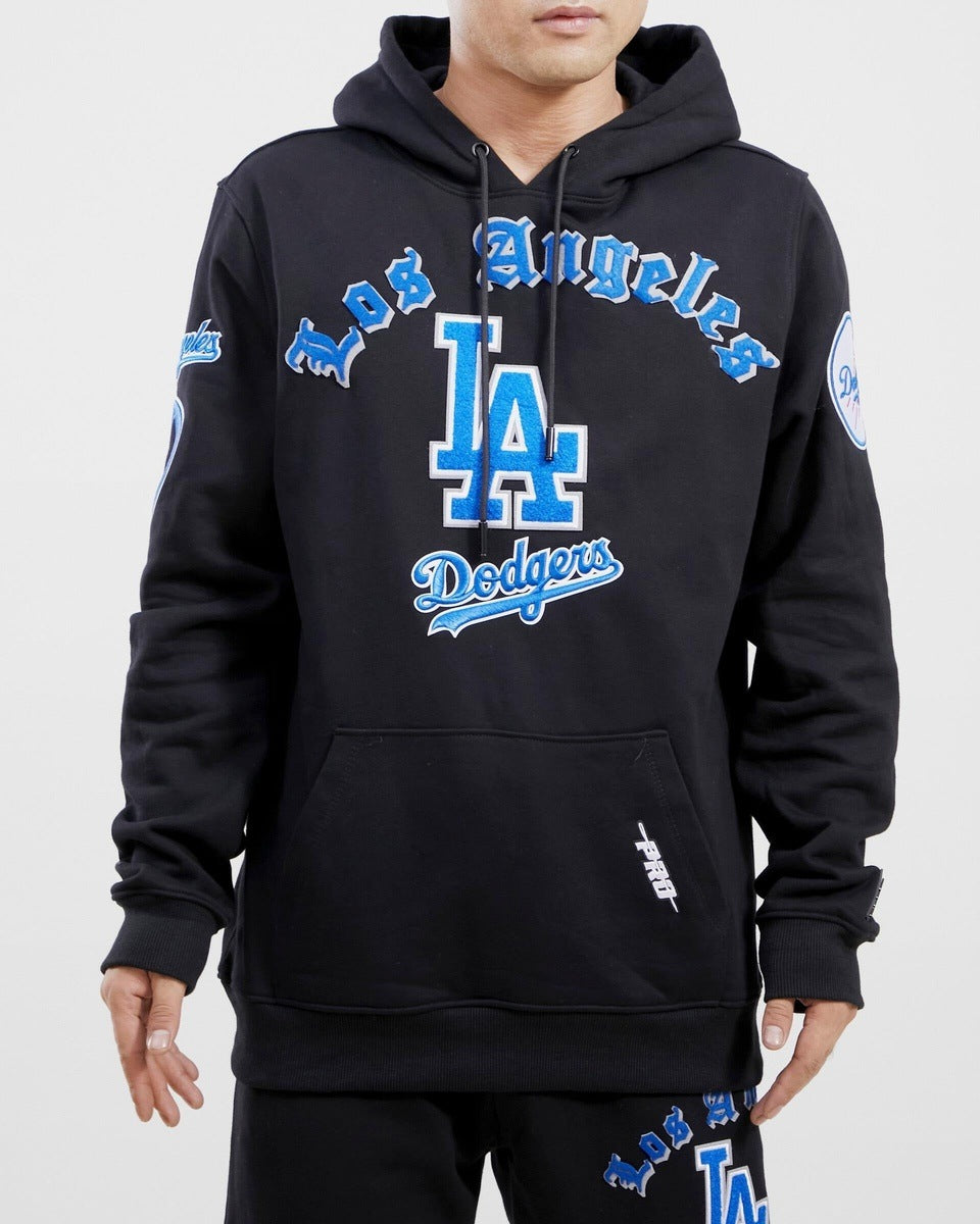New Era Los Angeles Dodgers Hoodie Black/White