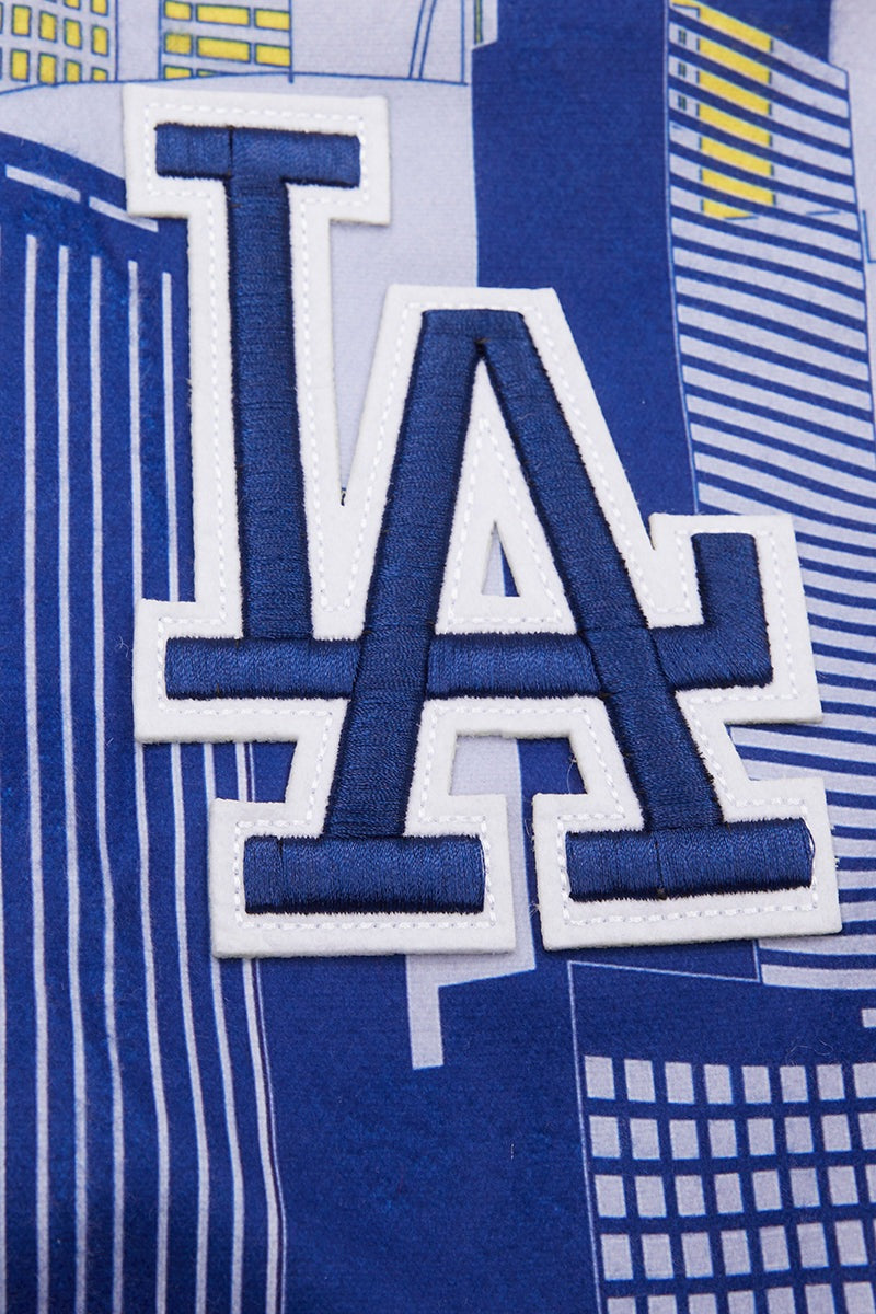 Men's Los Angeles Dodgers Pro Standard White Remix Full-Zip
