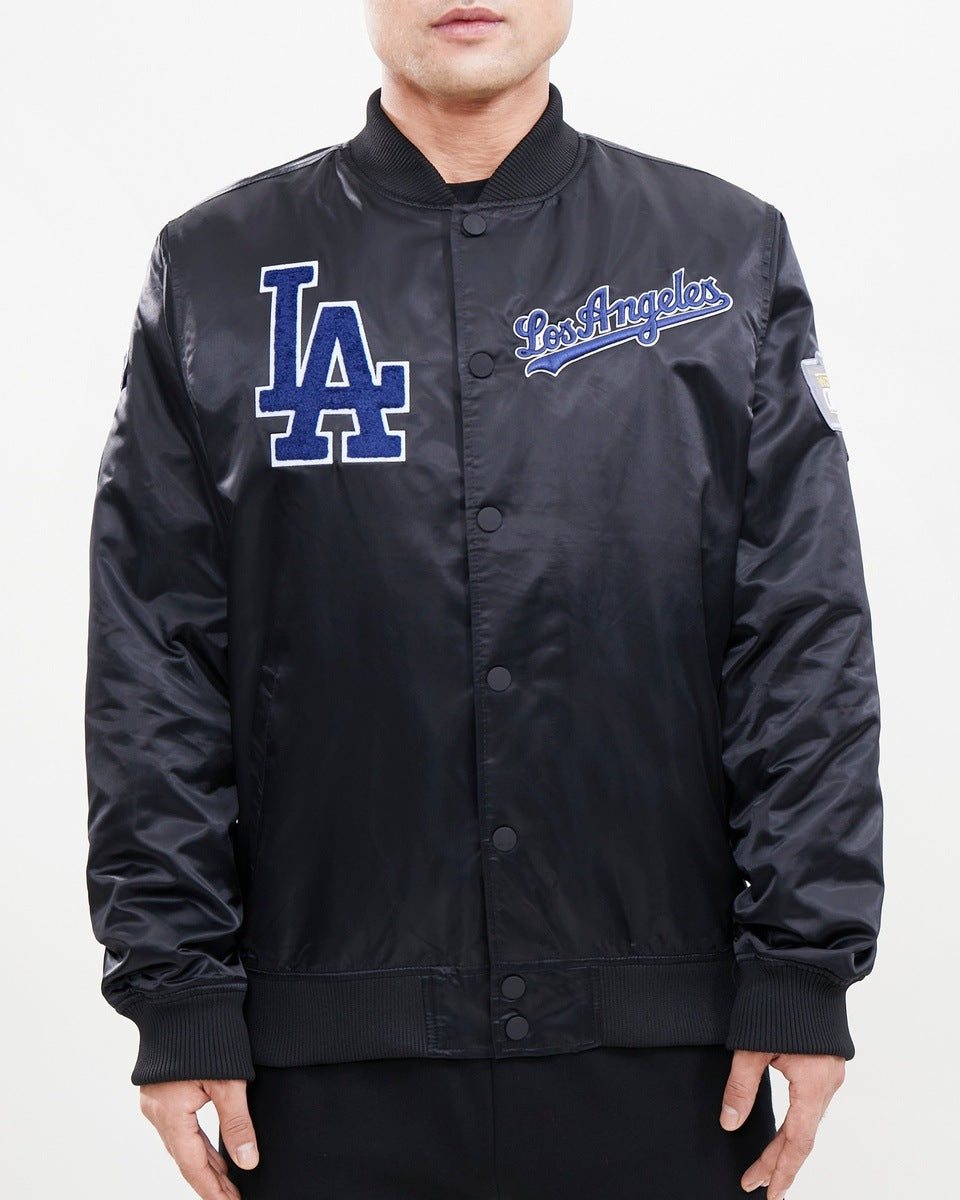 Pro Standard Women Pro Standard Los Angeles Dodgers Faux Fur Jacket Black,Pink LG