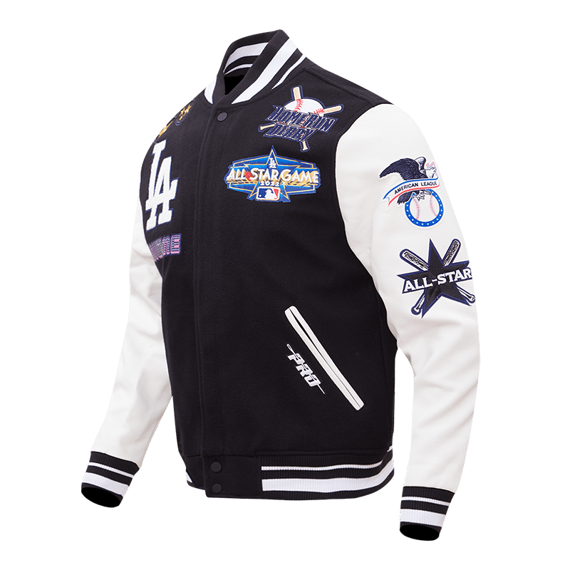 Los Angeles Dodgers Pro Standard Varsity Logo Full-Zip Jacket - Black