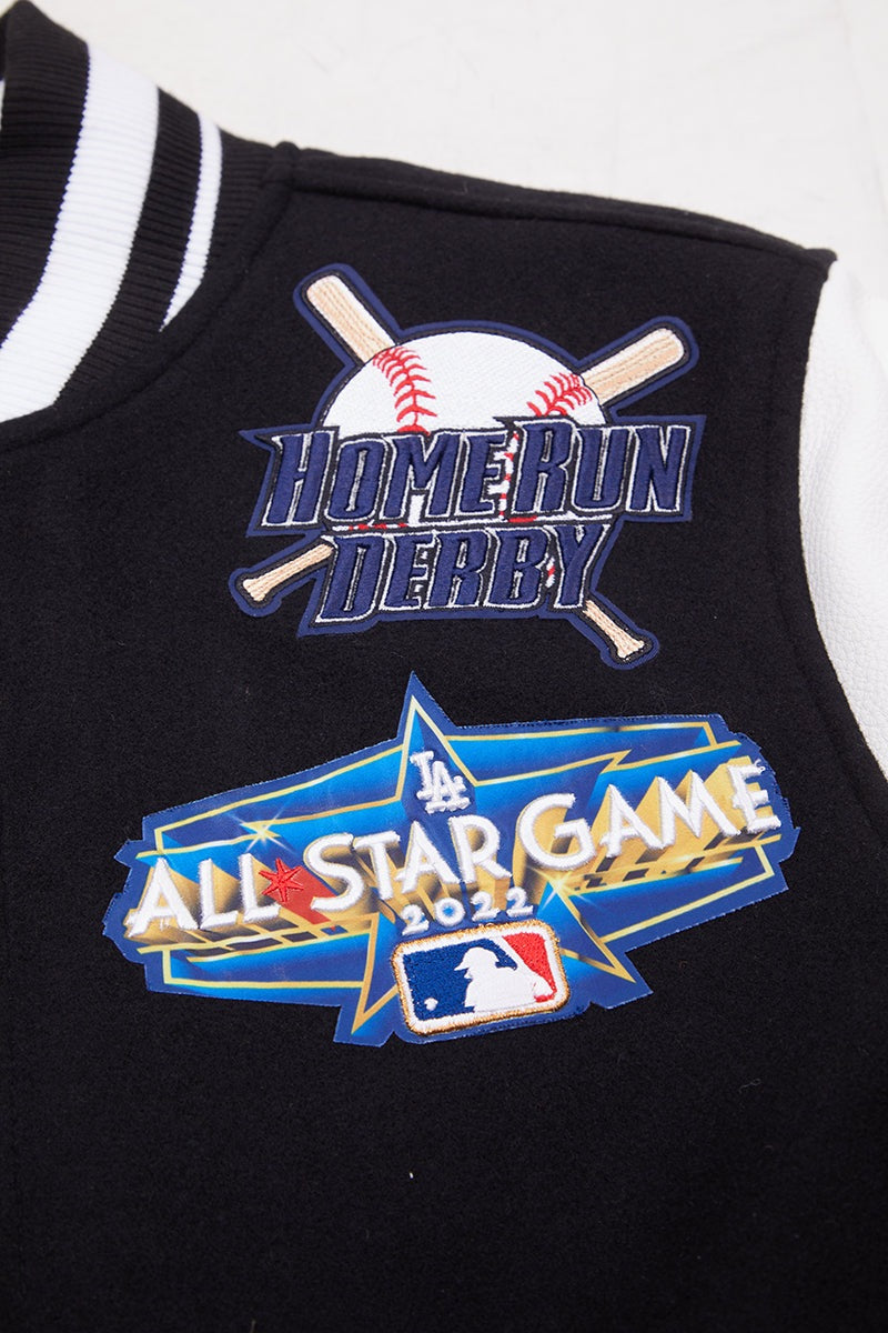 MLB LOS ANGELES DODGERS ALL STAR MEN´S VARSITY JACKET (BLACK/WHITE