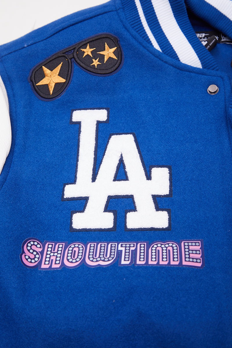 Blue and Black/Blue and White All-Star Los Angeles Dodgers Jacket - Jackets  Expert