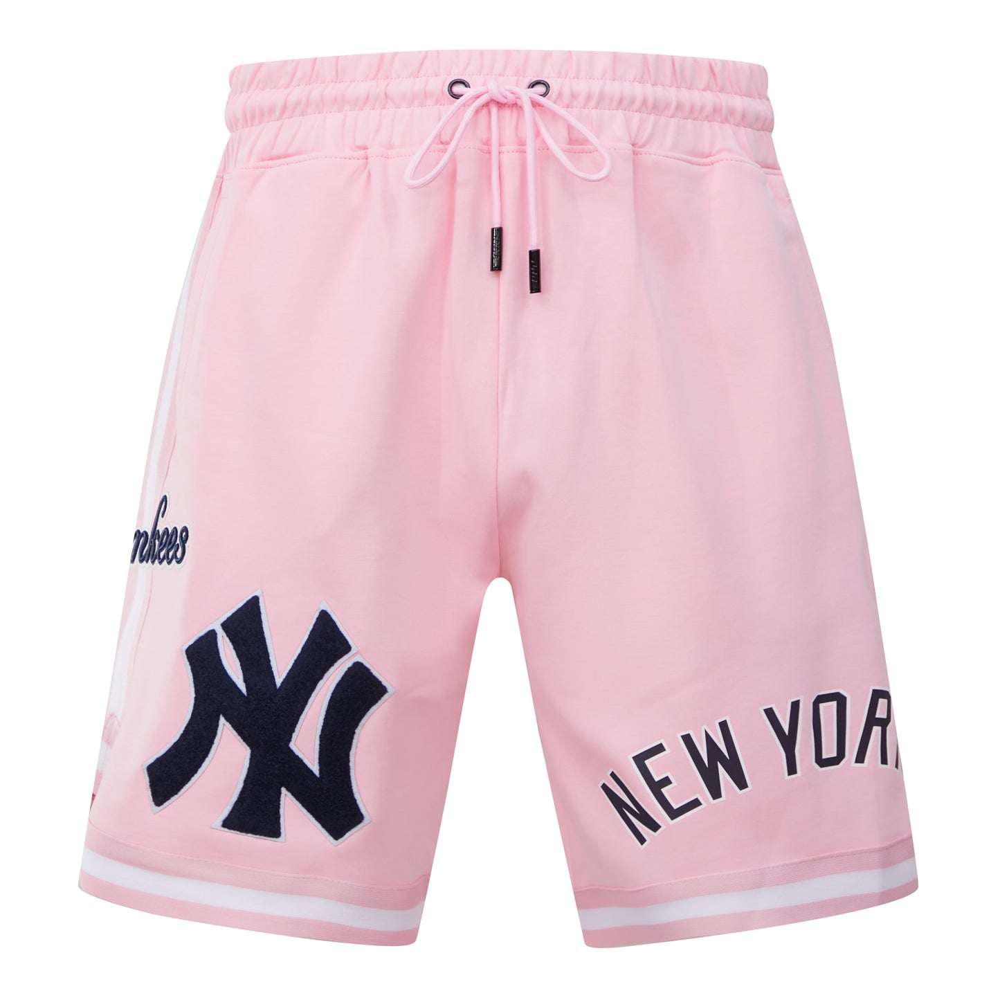 Pro Standard Men's New York Yankees Pinstripe Woven Shorts - Navy