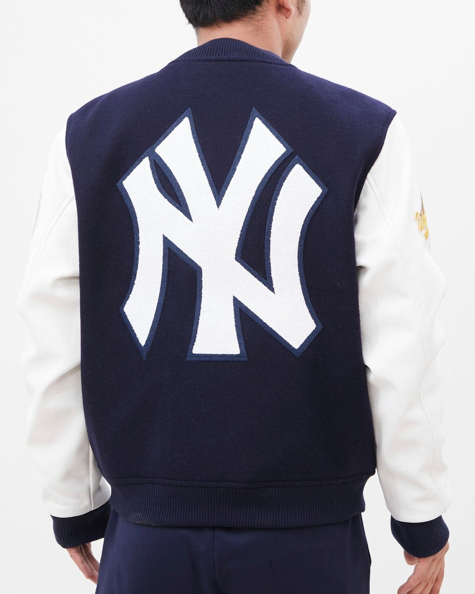 MLB NEW YORK YANKEES HOMETOWN WOOL MEN´S VARSITY JACKET (MIDNIGHT