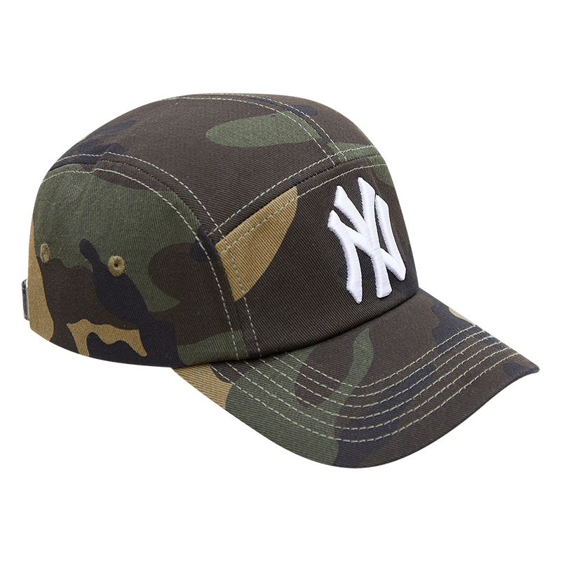 MLB NEW YORK YANKEES UNISEX 5 PANEL LOGO CAMO HAT (CAMO)