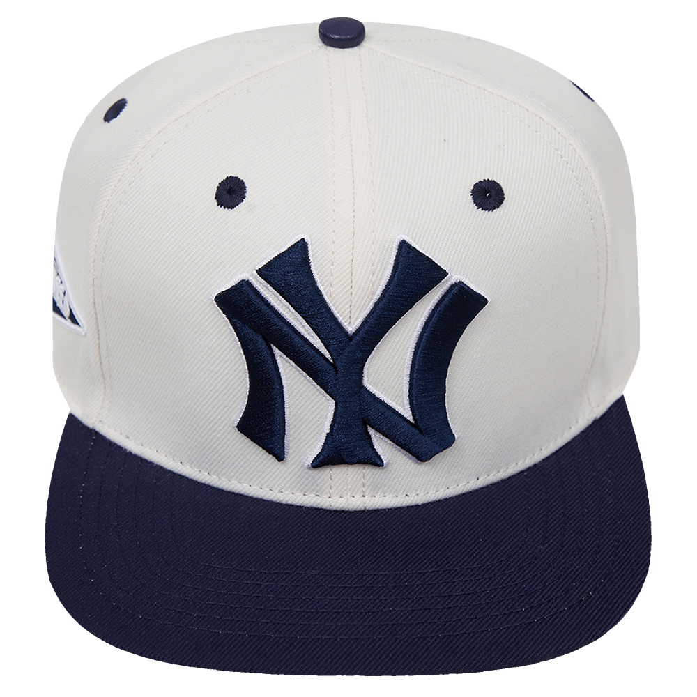 MLB NEW YORK YANKEES RETRO CLASSIC UNISEX WOOL SNAPBACK HAT EGGSHELL Pro Standard
