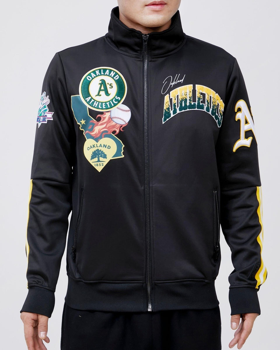 Lids Oakland Athletics Levelwear Vandal Space Dye Raglan Quarter-Zip Jacket  - Gray